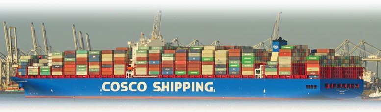 Containerschiff Cosco Shipping Alps